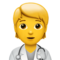 Health Worker emoji on Apple